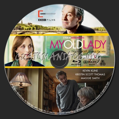 My Old Lady blu-ray label