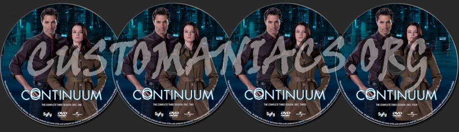 Continuum Season 3 dvd label