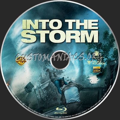 Into the Storm blu-ray label