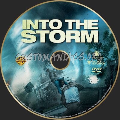 Into the Storm dvd label