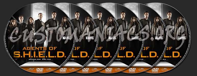 Agents of S.H.I.E.L.D. Season One dvd label