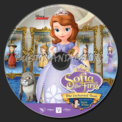 Sofia The First The Enchanted Feast blu-ray label