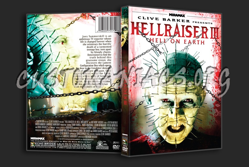 Hellraiser III Hell on Earth dvd cover