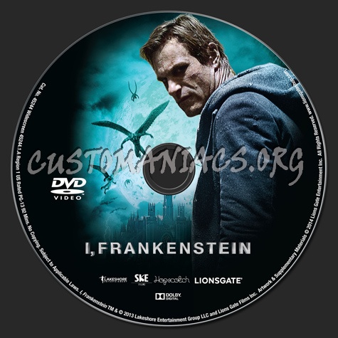 I, Frankenstein dvd label