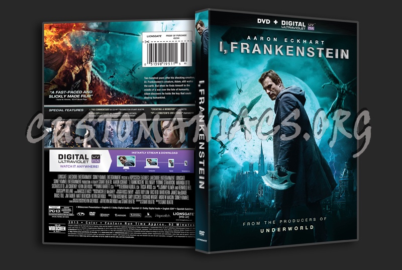 I, Frankenstein dvd cover