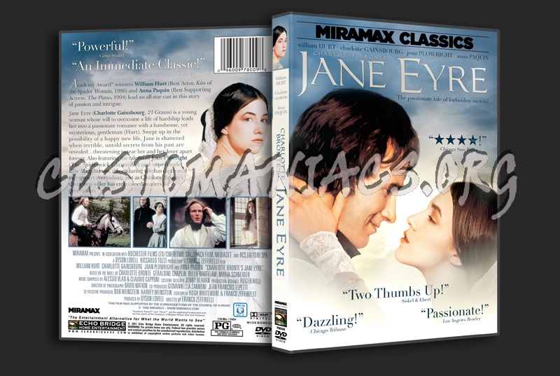 Jane Eyre dvd cover