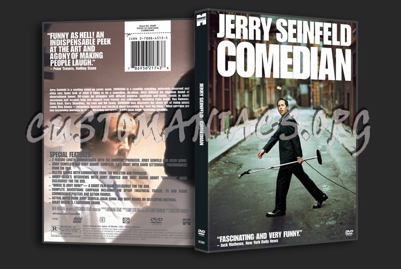 Jerry Seinfeld Comedian dvd cover