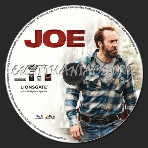 Joe blu-ray label