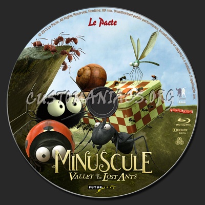 Minuscule: The Valley of the Lost Ants blu-ray label