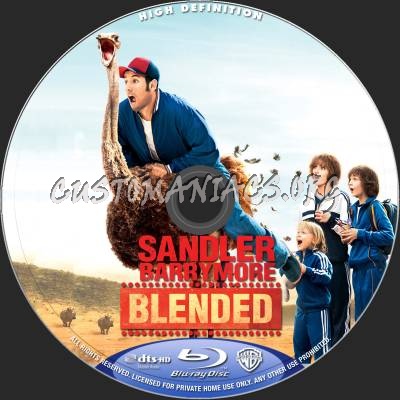 Blended blu-ray label