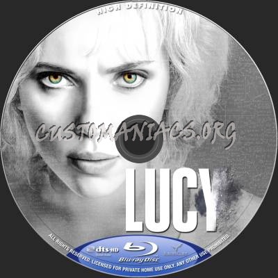 Lucy blu-ray label