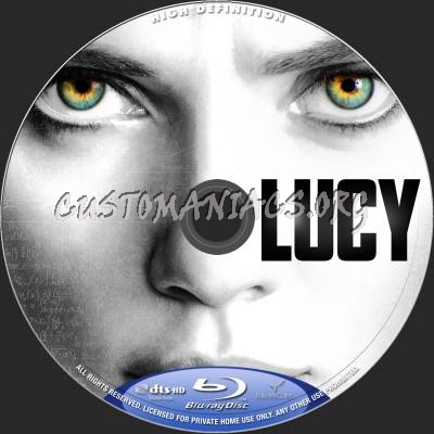 Lucy blu-ray label