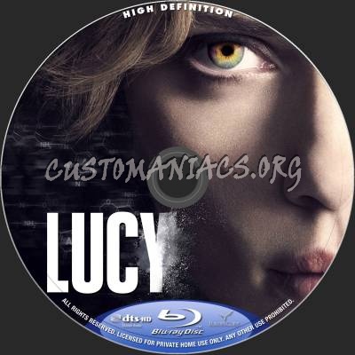 Lucy blu-ray label