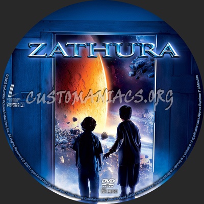 Zathura dvd label