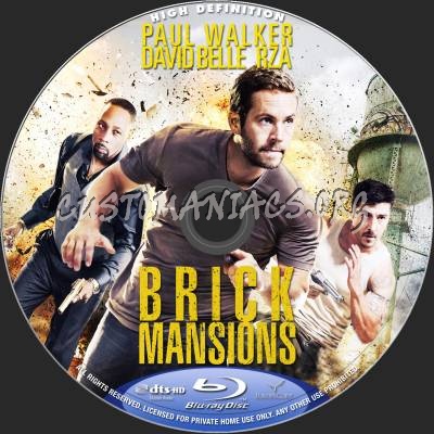 Brick Mansions blu-ray label