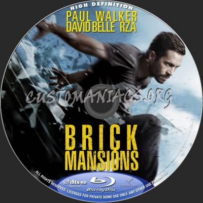 Brick Mansions blu-ray label