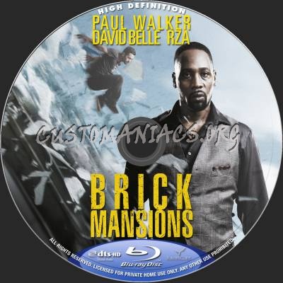 Brick Mansions blu-ray label