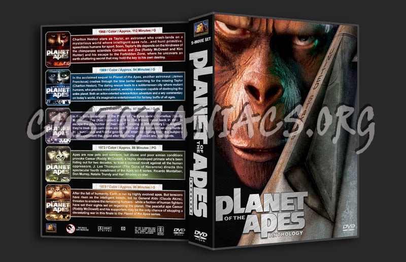 Planet of the Apes Anthology dvd cover