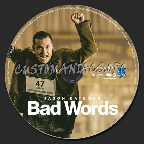 Bad Words blu-ray label