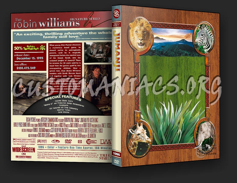 Jumanji dvd cover