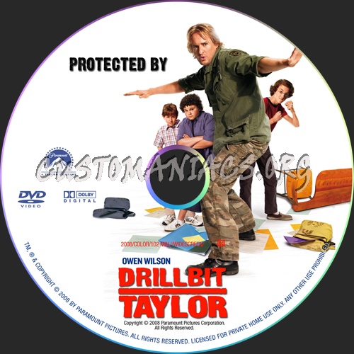 Drillbit Taylor dvd label