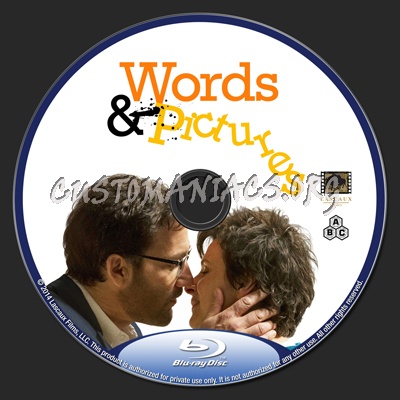 Words & Pictures blu-ray label