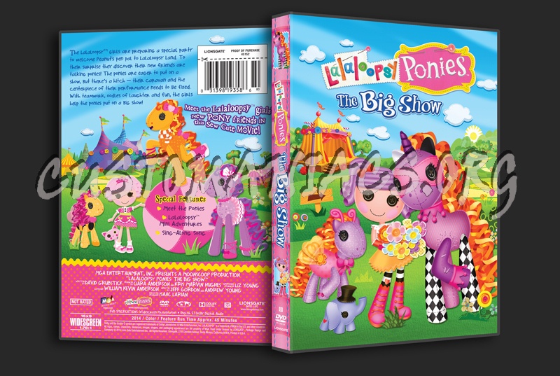 Lalaloopsy Ponies the Big Show dvd cover