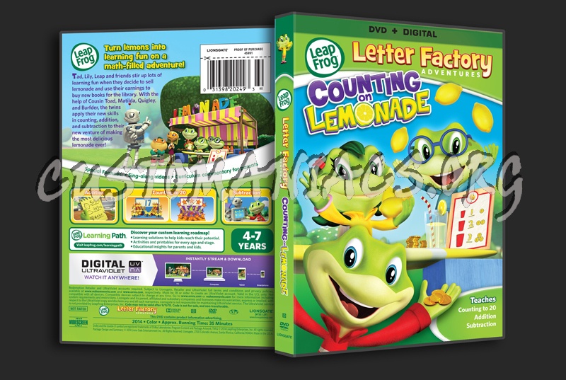 Leap Frog Counting on Lemonade dvd cover