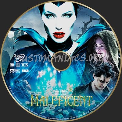 Maleficent dvd label