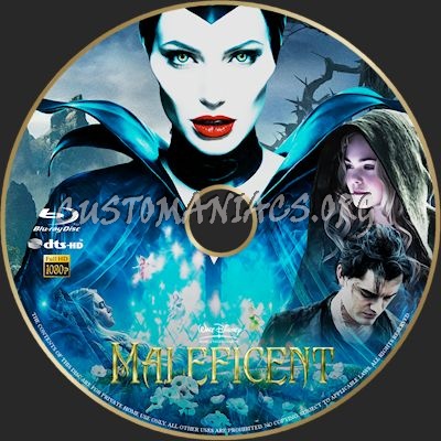 Maleficent blu-ray label