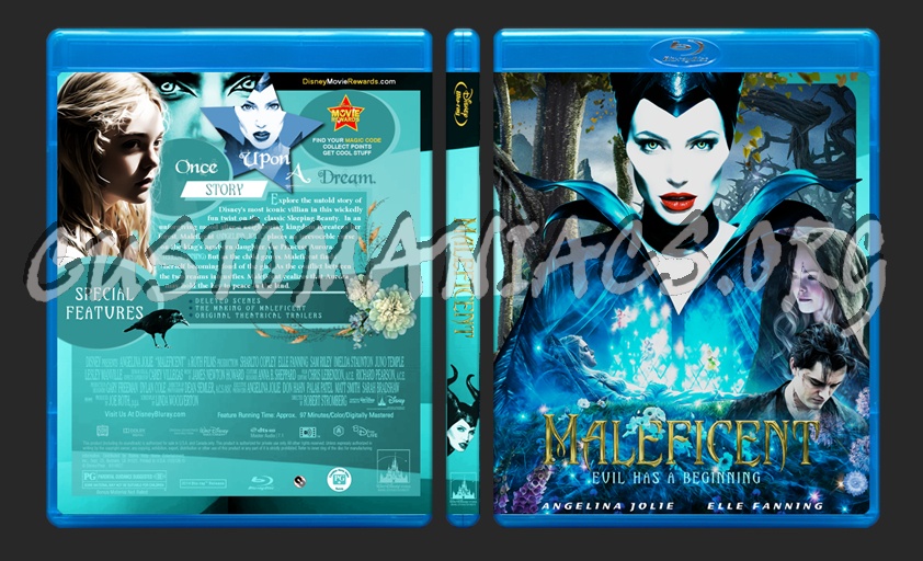 Maleficent blu-ray cover