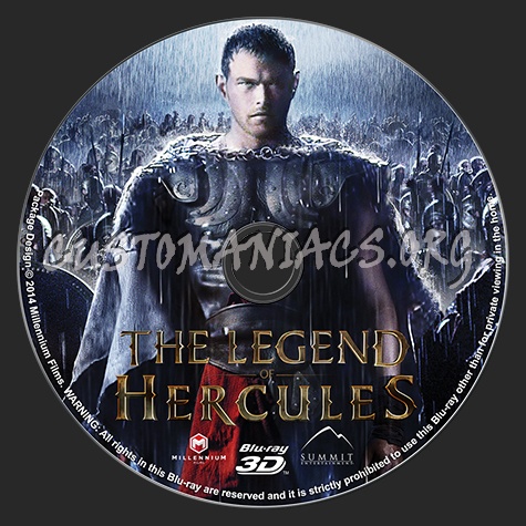 The Legend of Hercules blu-ray label