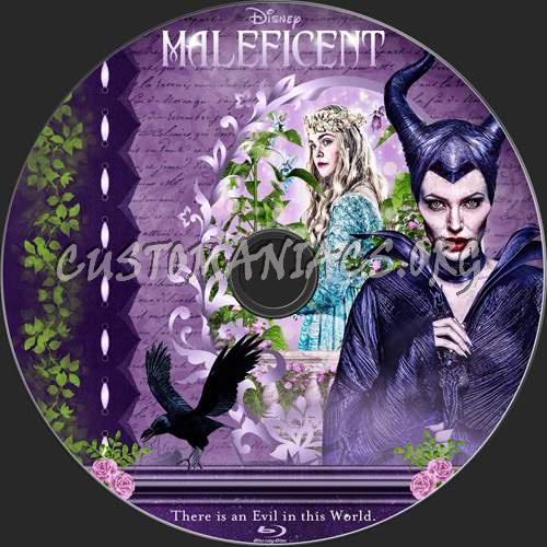 Maleficent blu-ray label