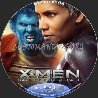 X-Men: Days Of Future Past blu-ray label