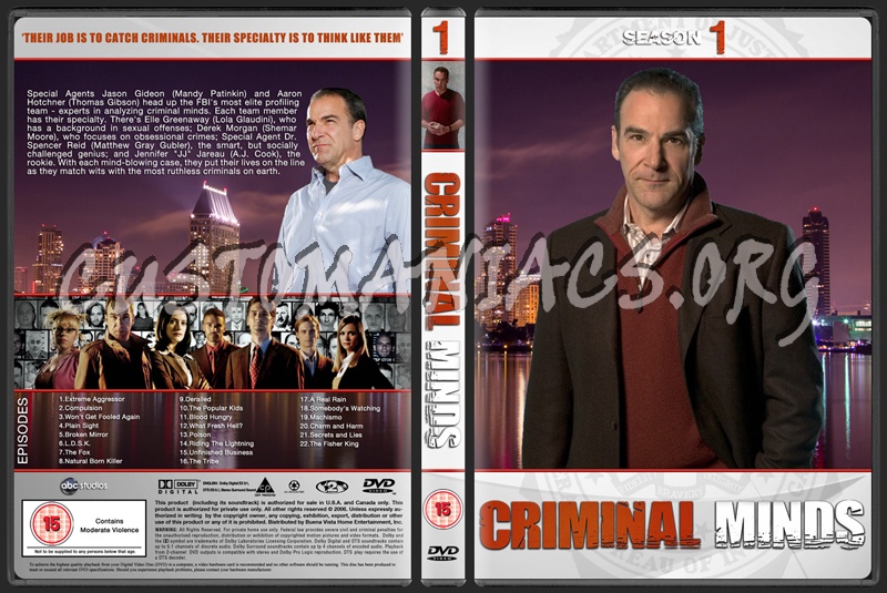 Criminal Minds Season 1 dvd cover - DVD Covers & Labels by Customaniacs ...