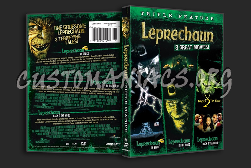 Leprechaun Triple Feature Part 2 dvd cover