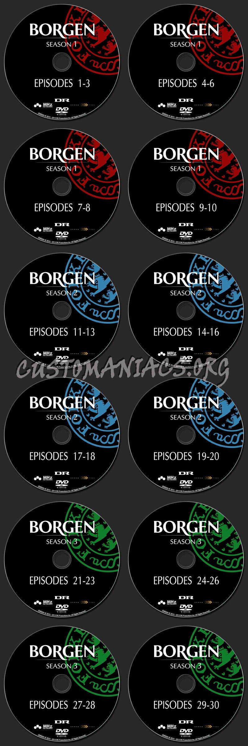 Borgen - Complete Series dvd label