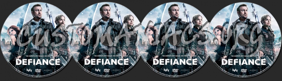 Defiance Season 1 dvd label