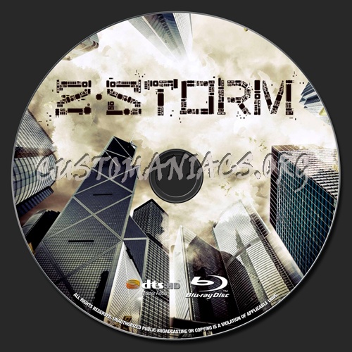 Z Storm blu-ray label