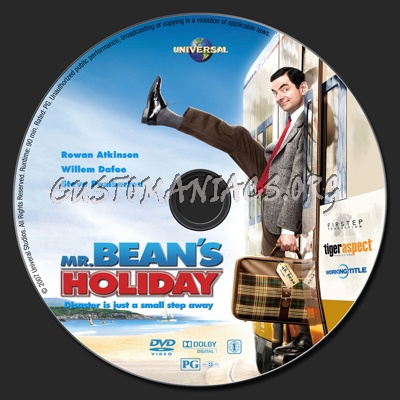 Mr. Bean's Holiday dvd label