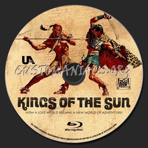 Kings of the Sun blu-ray label