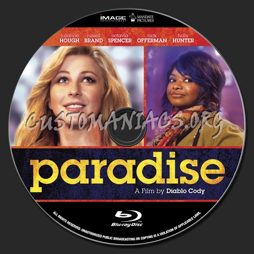 Paradise blu-ray label