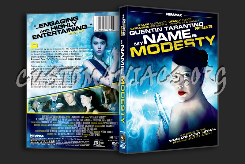 My Name Is Modesty dvd cover