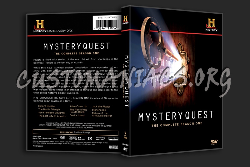 Mystery Quest Season 1 dvd cover