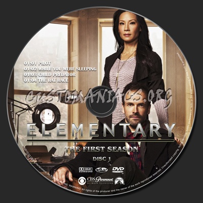 Elementary season 1 dvd label