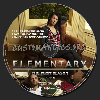 Elementary season 1 dvd label