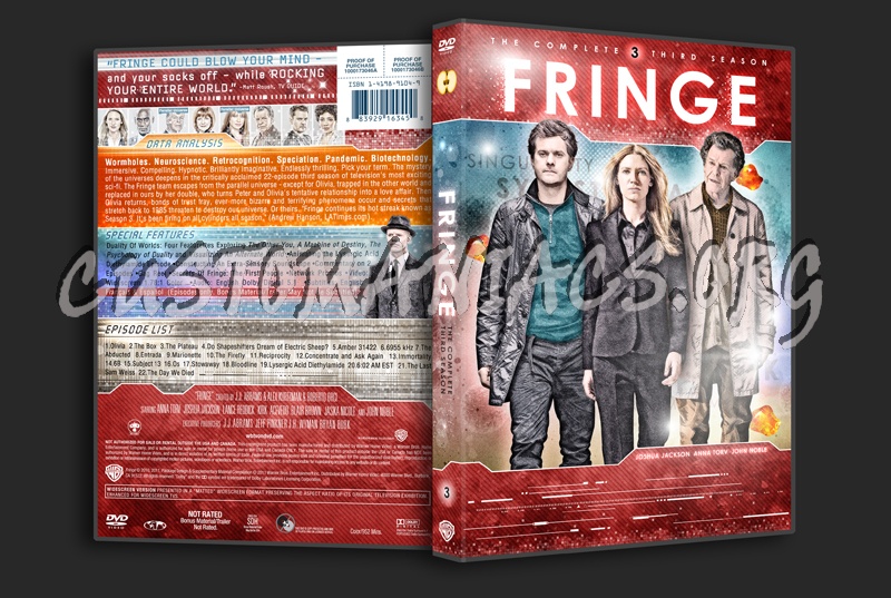 Fringe Season 1 2 3 4 5 dvd cover