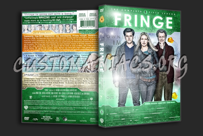 Fringe Season 1 2 3 4 5 dvd cover