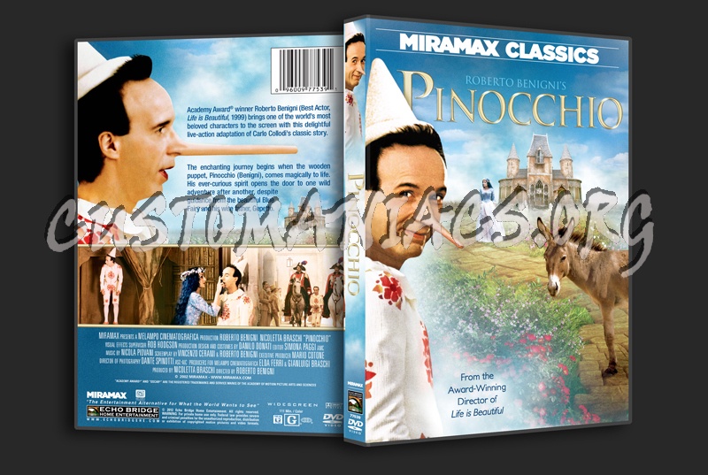 Pinocchio dvd cover