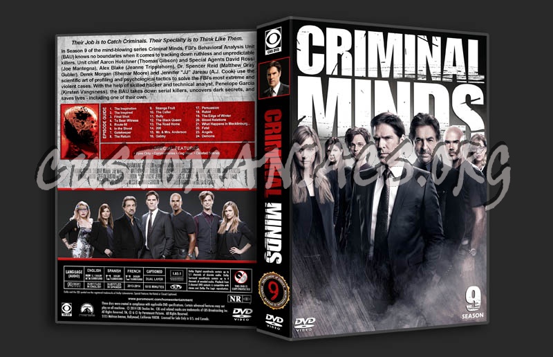 Criminal Minds - Season 9 dvd cover